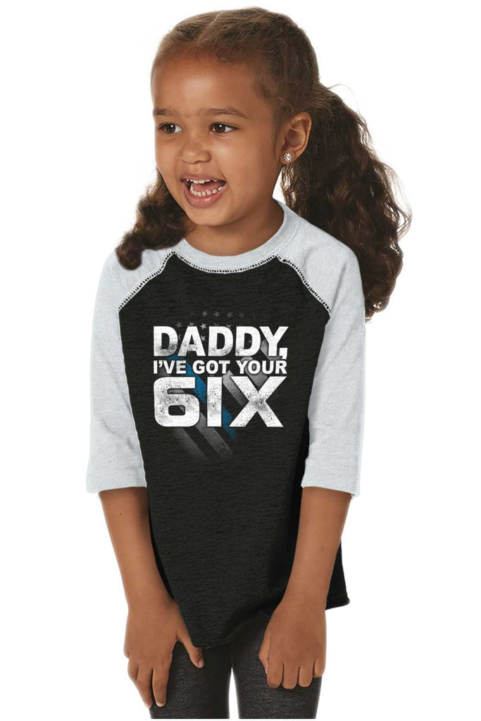 Got Your Six Toddler Baseball-Direct To Garment Print-Brisco Baby