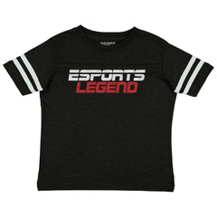 Sports Legend Professional Gamer Toddler Football Jersey Tee-Direct To Garment Print-Brisco Baby