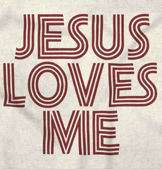 Christ Loves Me Baby Striped Skirt Dress-Direct To Garment Print-Brisco Baby