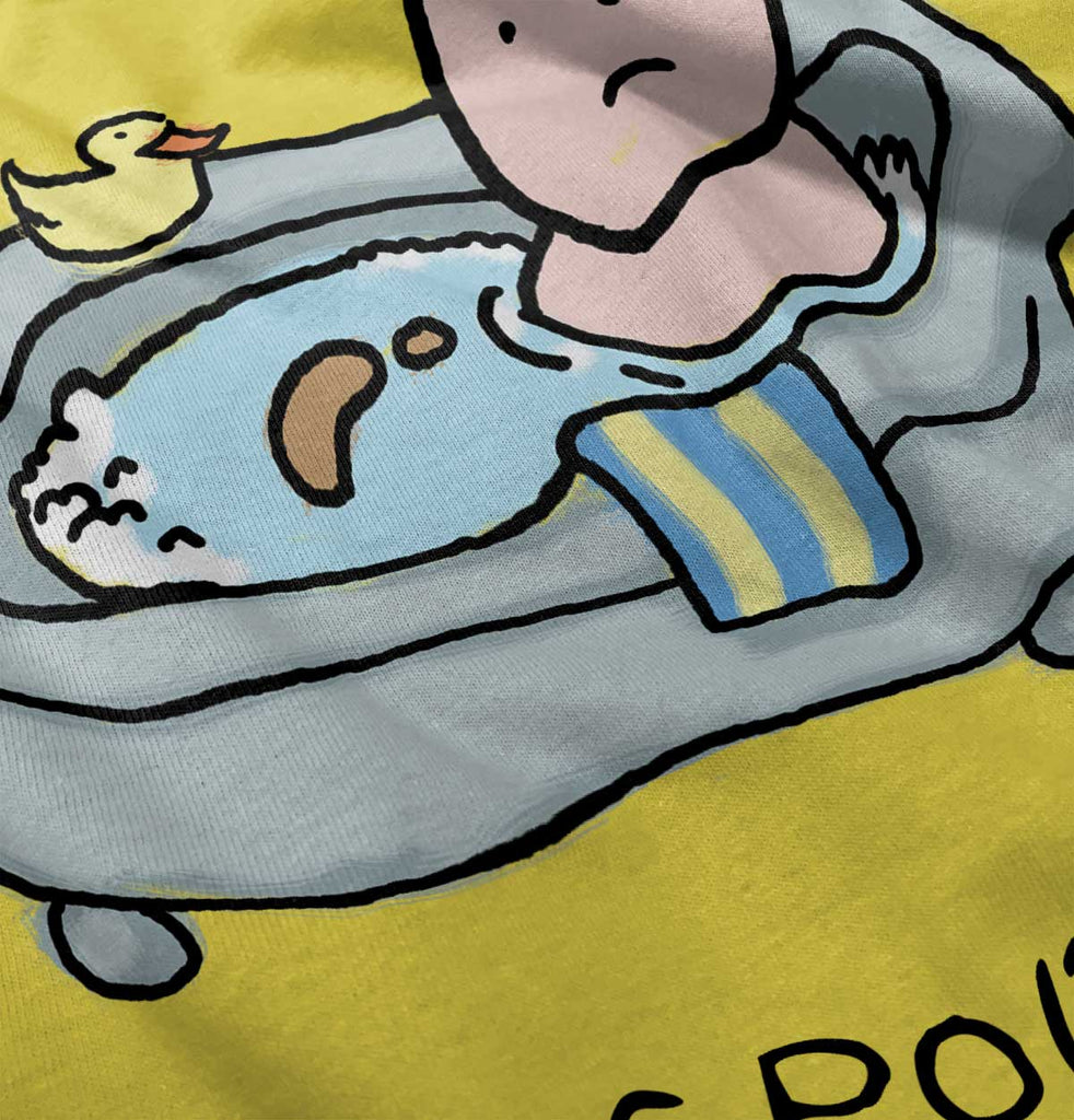 Poop in Bath Romper Bodysuit-Direct To Garment Print-Brisco Baby