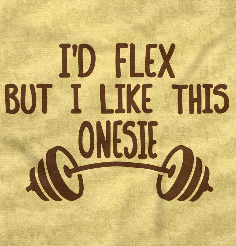 I'd Flex Infant Toddler T Shirt-Direct To Garment Print-Brisco Baby