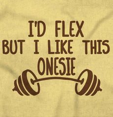 I'd Flex Infant Toddler T Shirt-Direct To Garment Print-Brisco Baby