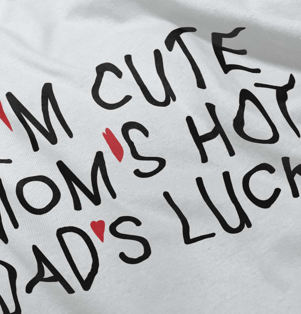 Dads Lucky Infant Toddler T Shirt-Direct To Garment Print-Brisco Baby