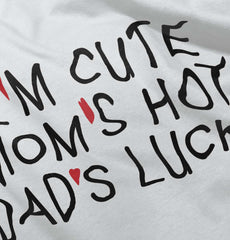 Dads Lucky Infant Toddler T Shirt-Direct To Garment Print-Brisco Baby