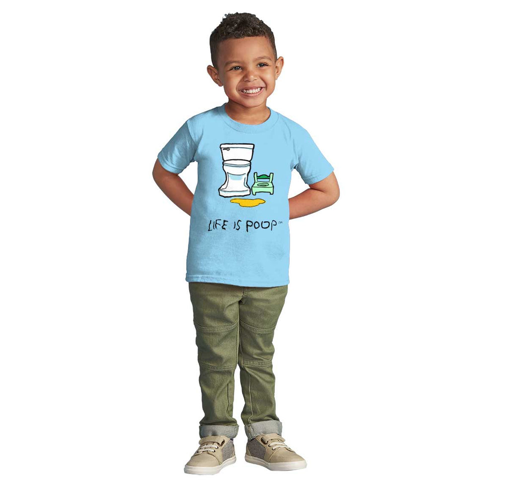 Potty Train Infant Toddler T Shirt-Direct To Garment Print-Brisco Baby