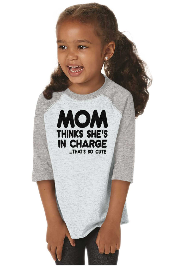 In Charge Toddler Baseball-Direct To Garment Print-Brisco Baby