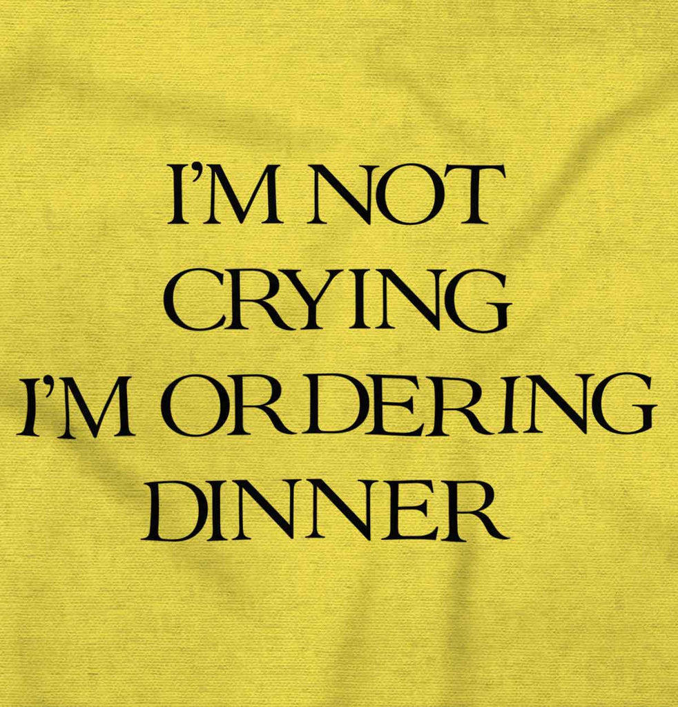 I'm Not Crying Romper Bodysuit-Direct To Garment Print-Brisco Baby