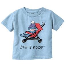 Winter Stroller Infant Toddler T Shirt-Direct To Garment Print-Brisco Baby