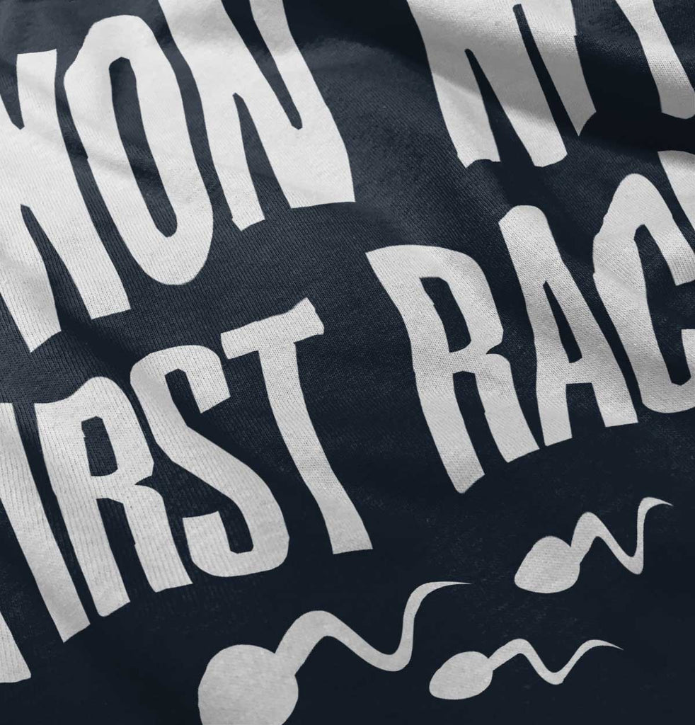 Won The Race Romper Bodysuit-Direct To Garment Print-Brisco Baby