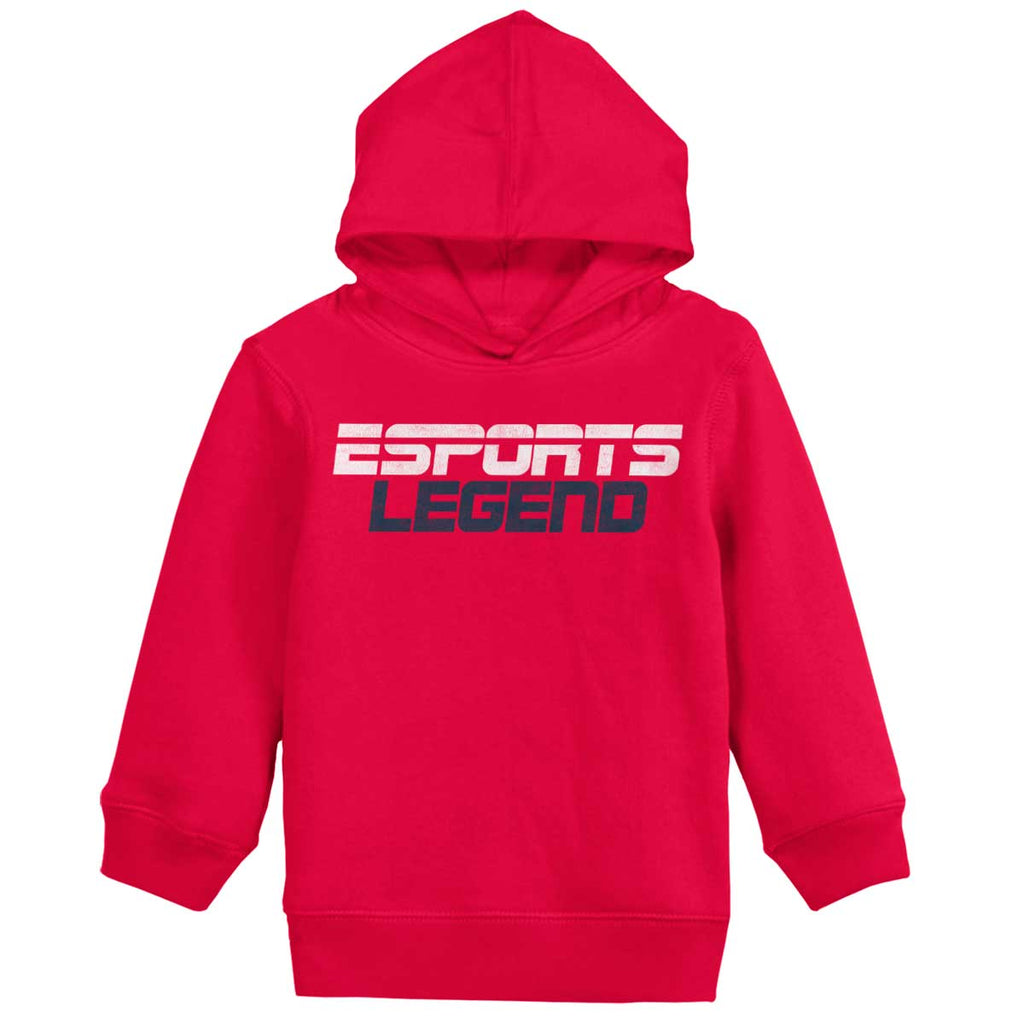 Sports Legend Professional Gamer Toddler Pullover Hoodie-Direct To Garment Print-Brisco Baby