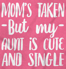 Aunt is Single Football Romper Bodysuit-Direct To Garment Print-Brisco Baby