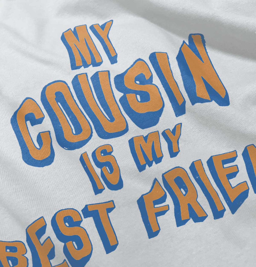 Cousin Best Friend Infant Baby Bib-Direct To Garment Print-Brisco Baby