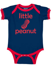 Little Peanut Baby Ruffled Trim Romper-Direct To Garment Print-Brisco Baby