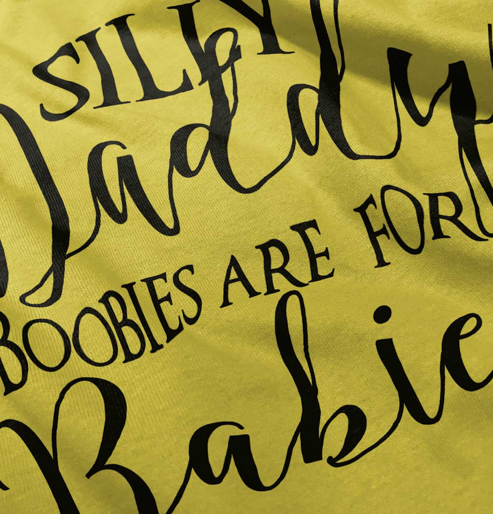 Boobies For Babies Romper Bodysuit-Direct To Garment Print-Brisco Baby