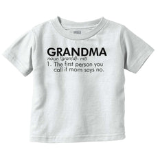 Grandma Defined Infant Toddler T Shirt-Direct To Garment Print-Brisco Baby