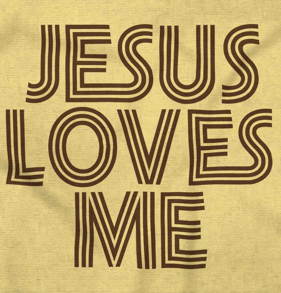 Christ Loves Me Infant Toddler T Shirt-Direct To Garment Print-Brisco Baby