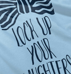 Lock Up Your Daughters Romper Bodysuit-Direct To Garment Print-Brisco Baby