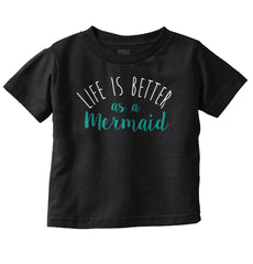 Mermaid Life Infant Toddler T Shirt-Direct To Garment Print-Brisco Baby