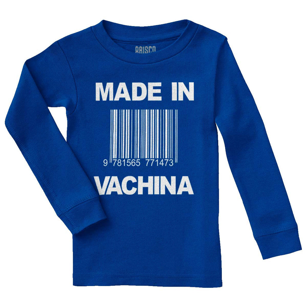 Made In Vachina Solid Baby Pajama Top-Direct To Garment Print-Brisco Baby