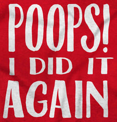 Poops I Did It Again Baby Polka Dot Skirt Dress-Direct To Garment Print-Brisco Baby