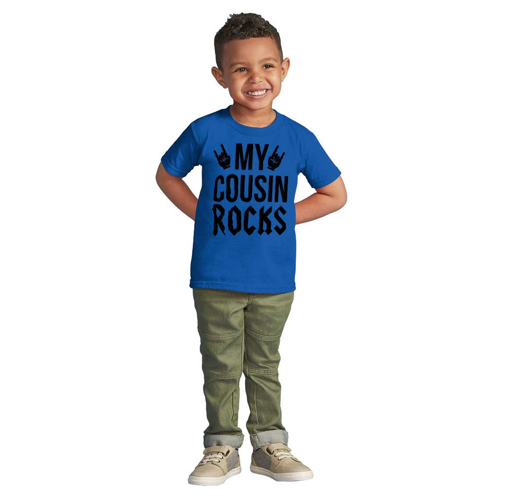My Cousin Rocks Infant Toddler T Shirt-Direct To Garment Print-Brisco Baby
