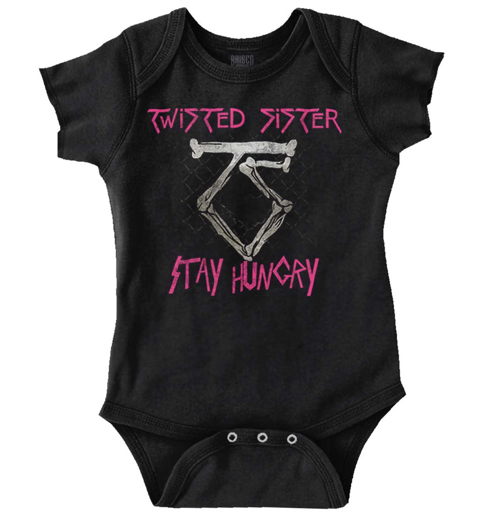 Stay Hungry Romper Bodysuit-Direct To Garment Print-Brisco Baby