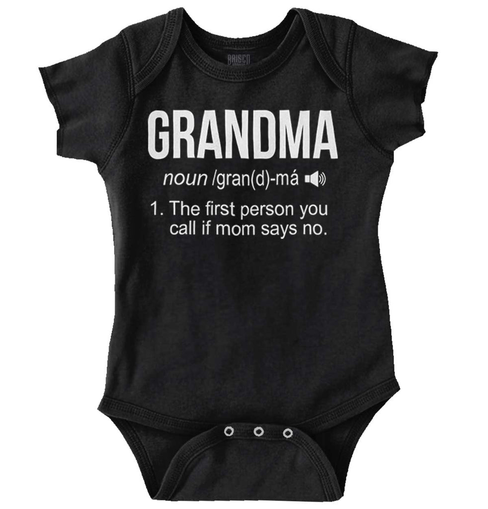 Grandma Romper Bodysuit-Direct To Garment Print-Brisco Baby