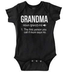 Grandma Romper Bodysuit-Direct To Garment Print-Brisco Baby