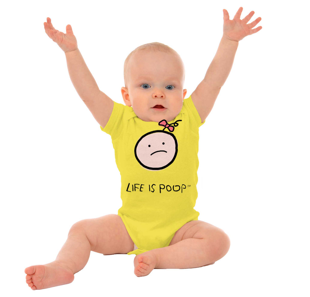 Girl Logo Romper Bodysuit-Direct To Garment Print-Brisco Baby