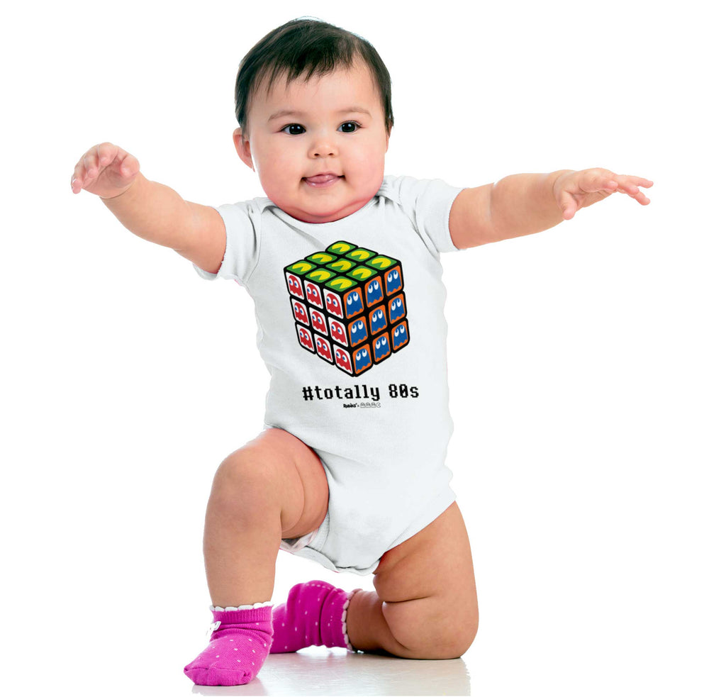 Totally 80s Romper Bodysuit-Direct To Garment Print-Brisco Baby