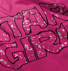 Star Girl Infant Toddler T Shirt-Direct To Garment Print-Brisco Baby