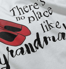 There's No Place Like Grandma's Romper Bodysuit-Direct To Garment Print-Brisco Baby