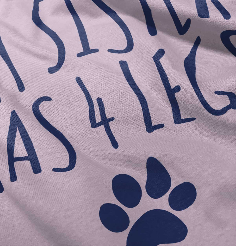 Sister has 4 legs Romper Bodysuit-Direct To Garment Print-Brisco Baby