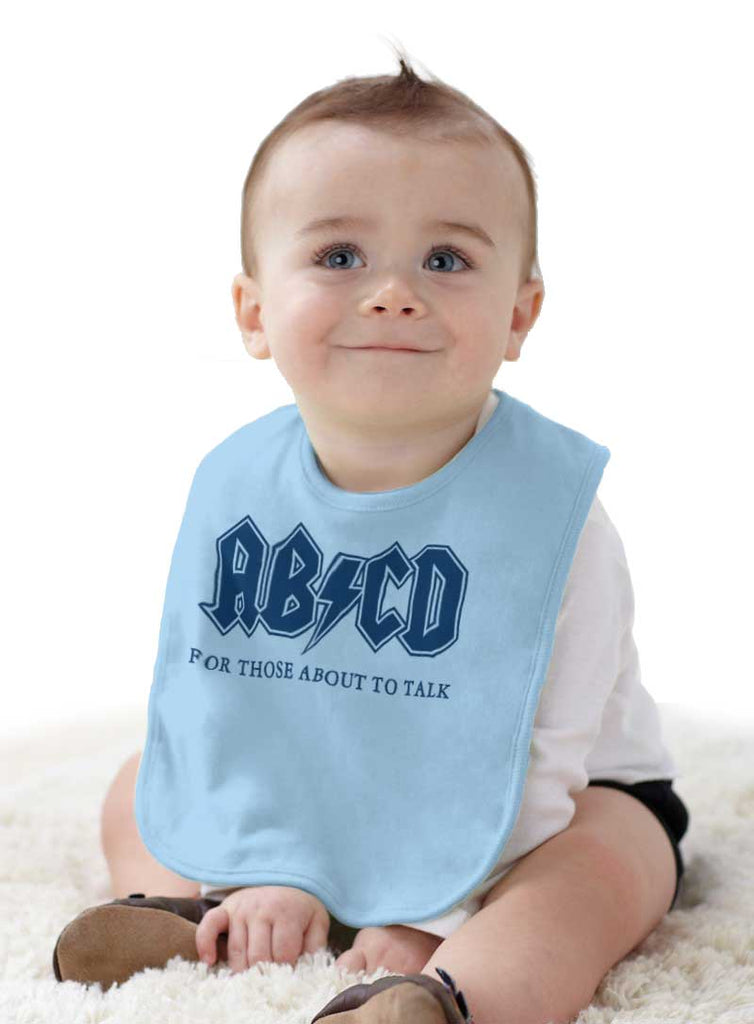 AB CD Infant Baby Bib-Direct To Garment Print-Brisco Baby