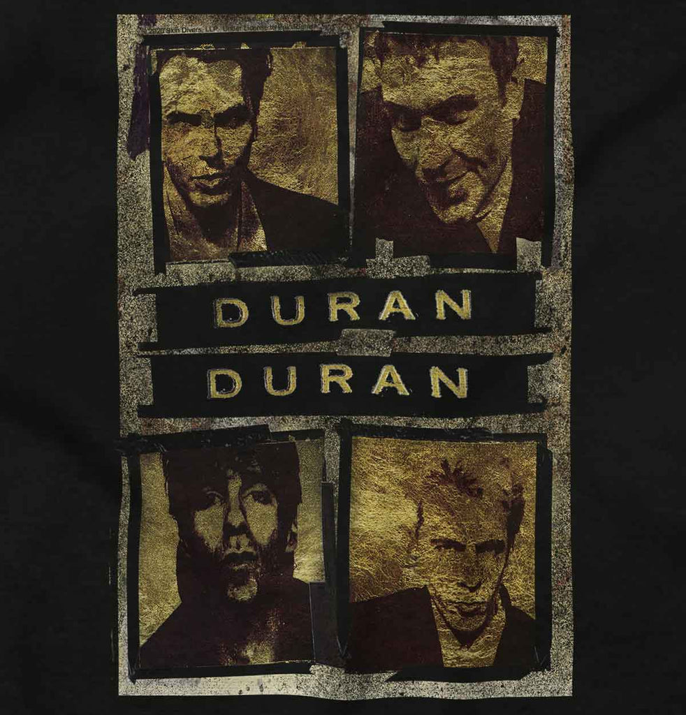 Duran Duran Infant Baby Bib-Direct To Garment Print-Brisco Baby