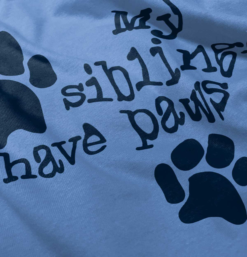Siblings have paws Toddler Baseball-Direct To Garment Print-Brisco Baby