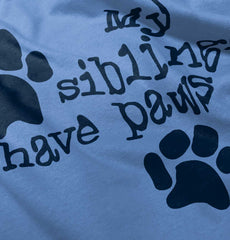 Siblings have paws Toddler Baseball-Direct To Garment Print-Brisco Baby