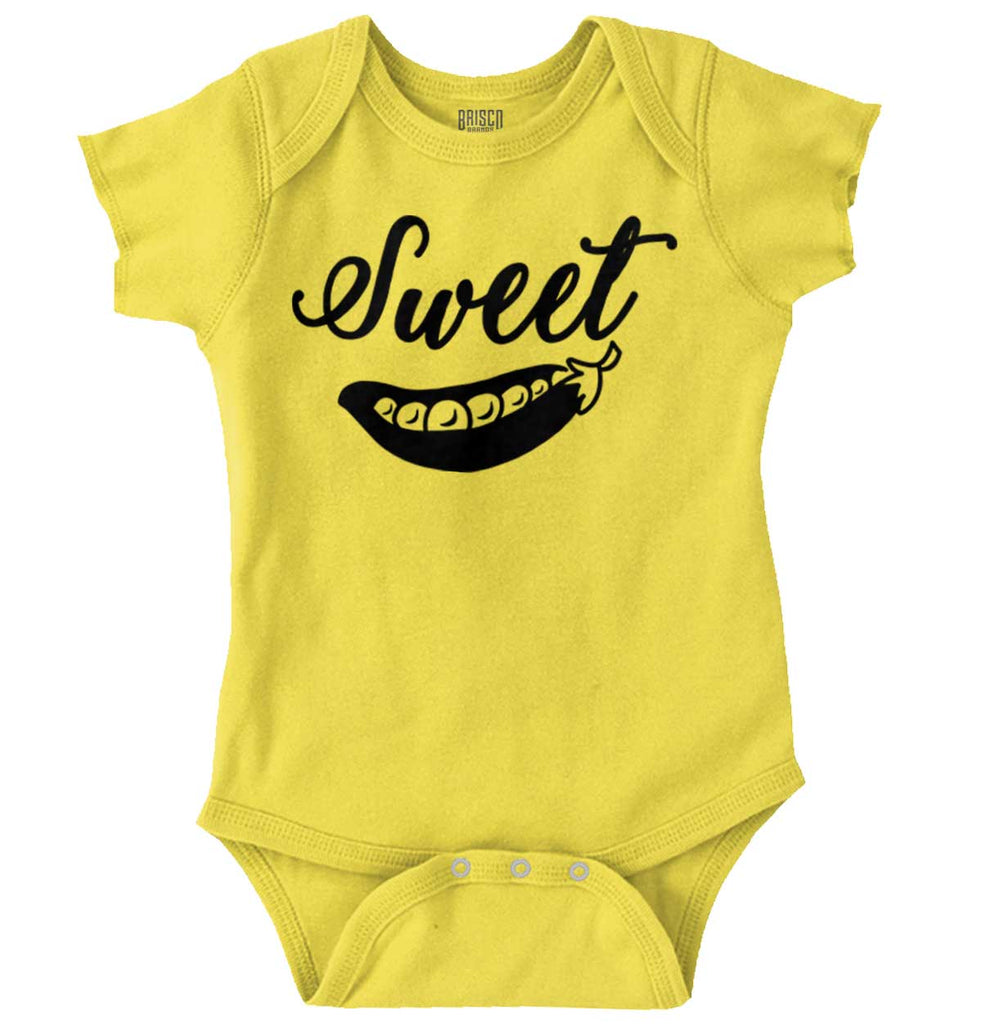 Sweet Pea Romper Bodysuit-Direct To Garment Print-Brisco Baby