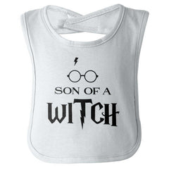 Son Of A Witch Infant Baby Bib-Direct To Garment Print-Brisco Baby