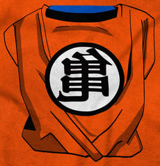 Dragon Ball Goku B Romper Bodysuit-Direct To Garment Print-Brisco Baby