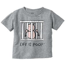 Jail Crib Infant Toddler T Shirt-Direct To Garment Print-Brisco Baby