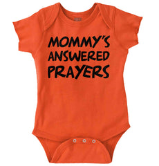 Mommy's Answered Prayer Romper Bodysuit-Direct To Garment Print-Brisco Baby