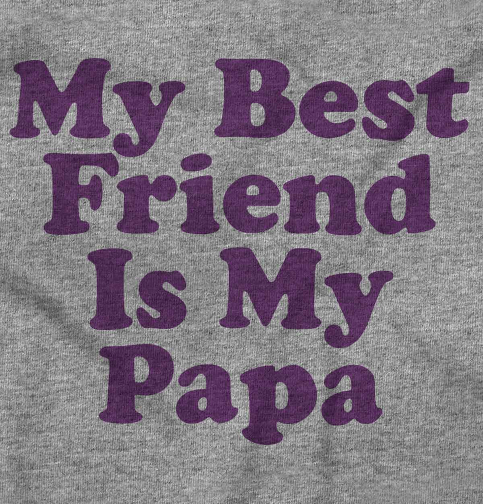 Best Friend Is Papa Romper Bodysuit-Direct To Garment Print-Brisco Baby