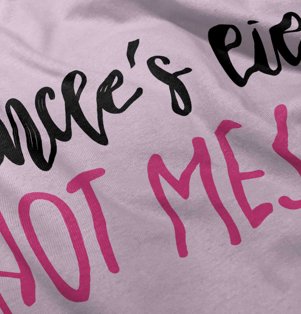 Uncle's Lil Hot Mess Infant Baby Bib-Direct To Garment Print-Brisco Baby