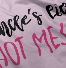 Uncle's Lil Hot Mess Infant Baby Bib-Direct To Garment Print-Brisco Baby