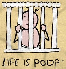 Jail Crib Romper Bodysuit-Direct To Garment Print-Brisco Baby