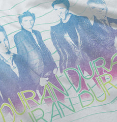 Faded Duran Duran Infant Baby Bib-Direct To Garment Print-Brisco Baby