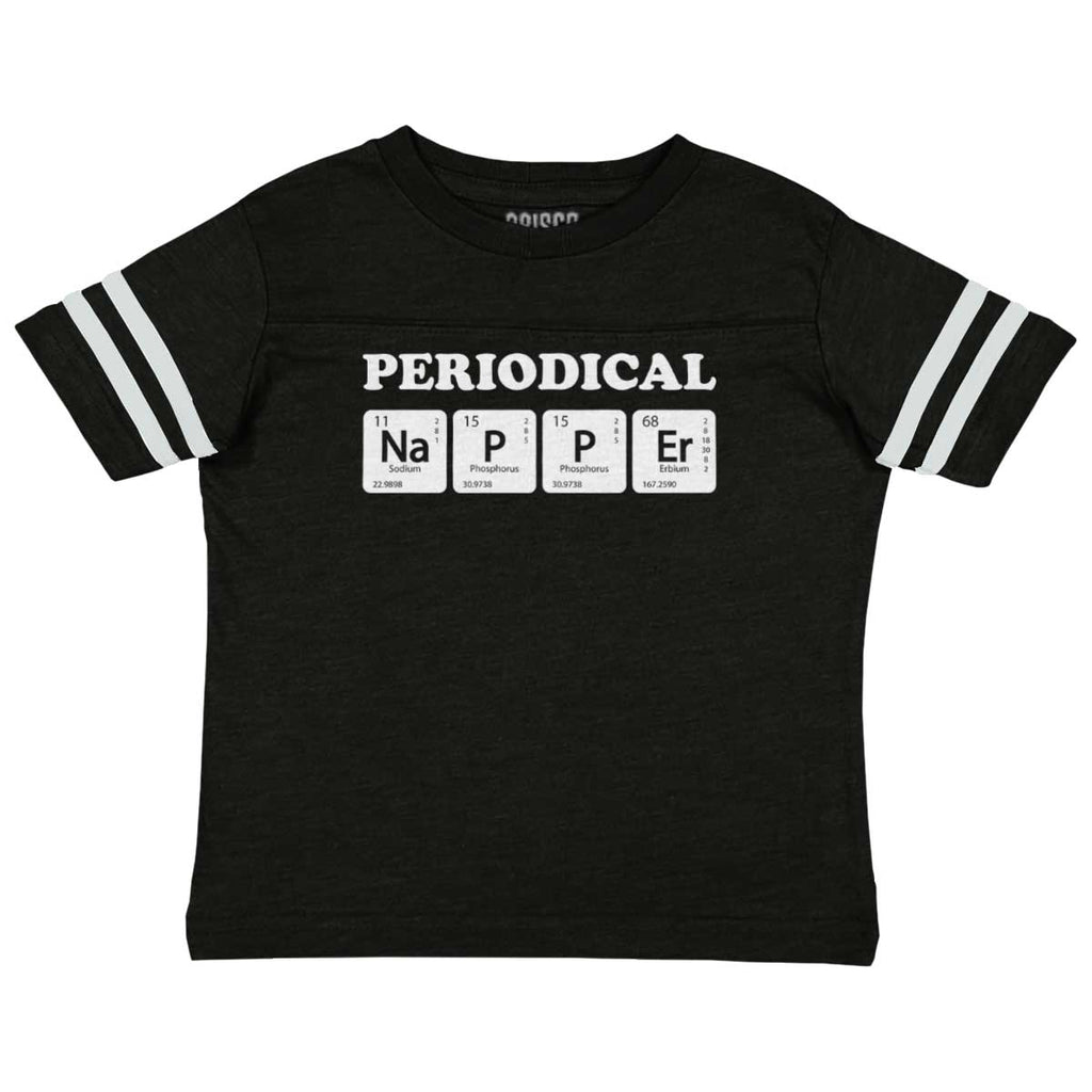 Nap Periodically Toddler Football Jersey Tee-Direct To Garment Print-Brisco Baby