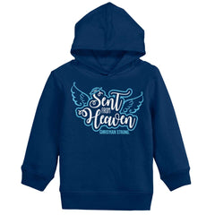 Sent From Heaven Toddler Pullover Hoodie-Direct To Garment Print-Brisco Baby