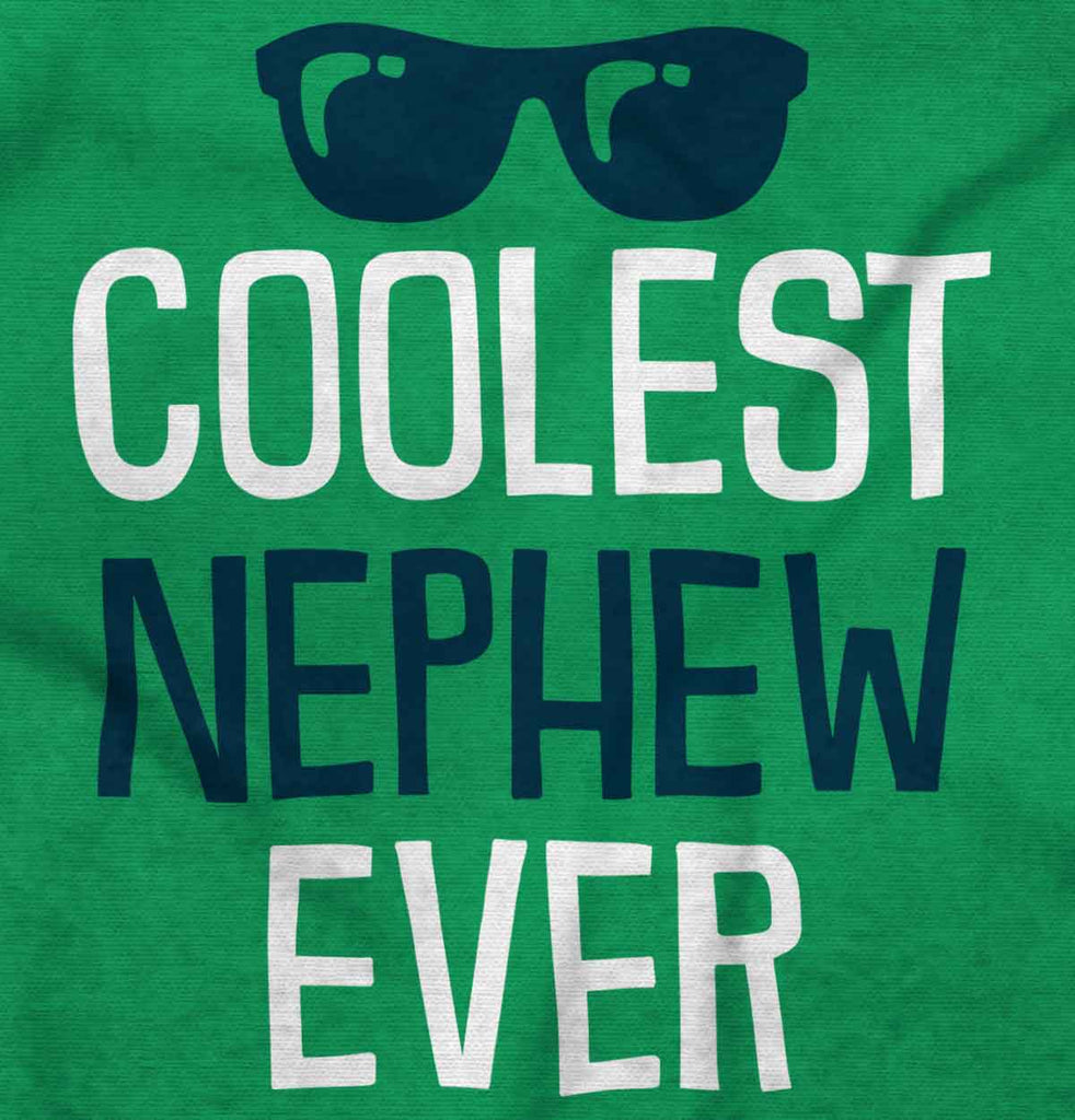 Coolest Nephew Ever Romper Bodysuit-Direct To Garment Print-Brisco Baby